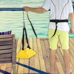 f fabobjects F FABOBJECTS® Swim Training Belts, 10ft Swim Training Leash, Swim Tether Stationary Swimming, Swim Harness Static Swimming Belt, Swim Bungee Cords image 4