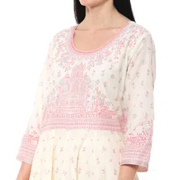 biba Women Cotton Anarkali Suit Set image 5