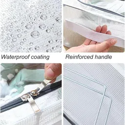 Snivy Shoe Storage Box - Waterproof & Foldable, Shoe Organizer for Closet, Shoe Boxes Clear Plastic Stackable, Collapsible Shoe Storage Organizer for Closets, Entryways, Under Beds image 2