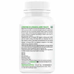 HXN coq10 Supplement,coenzyme q10 300mg As Ubiquinol With Omega 3,Alpha Lipoic Acid To Promote Heart Health,& High Energy Boost- 60 coq 10 Tablets, 250 grams image 3