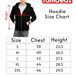 fanideaz Men's Cotton Hooded Sweatshirt with Zip image 4