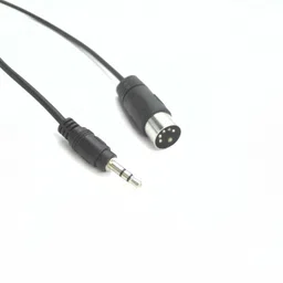 sinloon 5-Pin DIN-Male Cable, 5 Pin Din MIDI Plug to 3.5mm(1/8in) TRS Stereo Male Jack Stereo Audio Cable for Playing The Electronic Musical Instrument Signal Output 3m (10 feet,3.5M-5 DIN M) image 4