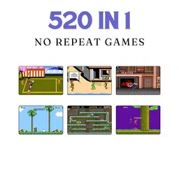 Auvella Video Games for Kids 500 in 1 Controller Gamepad Video Game, Retro Gaming Console, Nintendo Gameboy Age 7, Digital Game Player, Pocket Gamer, Handheld Gaming Console, Mario image 2