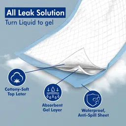 Friends Premium Disposable Underpads,Soft & Super Absorbency - 60x90 cm (Pack of 1). image 5