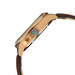 titan Regalia Maritime Green Dial Quartz Multifunction Leather Strap watch for Men-NS1829QL01/NT1829QL01 image 4