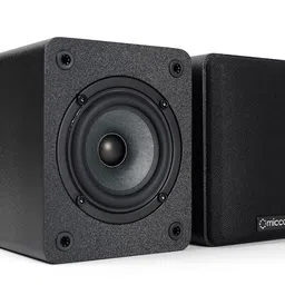 micca COVO-S 2-Way Passive Bookshelf Speakers, Amplifier Required, Not for Turntable, 3-Inch Woofer, 0.75-Inch Tweeter, Wall Mountable, Pair, Black image 4