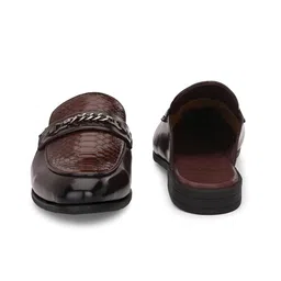 san frissco Polyurethane Formal Textured Shoe-Style Sandals Slip On| Comfortable Fashionable For Men image 5