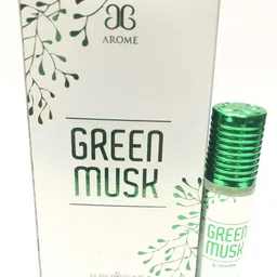 Arome Green Musk Attar Perfume For Men Women I Non Alcoholic Roll On Attar I Usable For Gift I Pocket Scent image 1
