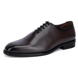 louis stitch Shoe for Man Lace-up Derby Formal Shoes | Handmade Dual Tone Patina Finish | Breathable Inner Lining | Comfortable for Business, Casual, Parties (LSSXWC) image 1