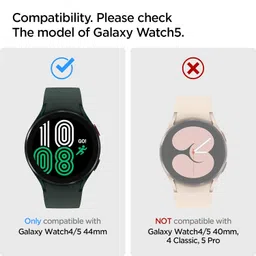 CASEOLOGY by Spigen Caseology Vault for Samsung Galaxy Watch 5 44mm Case, Galaxy Watch 4 44mm Case -Matte Black image 2