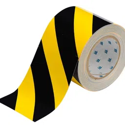 Styxon Waterproof Reflective Safety Tape Roll 2 inch X 30 Meters Yellow Black Striped Floor Marking Tape Hazard Caution Warning Tape Auto Truck Safety Sticker Strips for Wall Factory Trailer Vehicle image 1