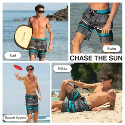 kanu surf Men's Viper Stripe Swim Trunk image 5