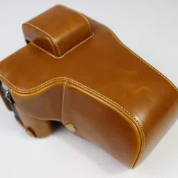 X-T4 Case, BolinUS Handmade PU Leather Fullbody Camera Case Bag Cover for Fujifilm Fuji X-T4 XT4 with 16-80mm 18-55mm 18-135mm 10-24mm 16-50mm Lens Bottom Opening Version (Brown) image 2