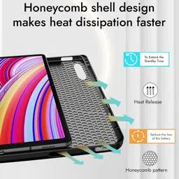 Robustrion Cover for Redmi Pad Pro 12.1 Cover Case, Deer Pattern Flip Cover with Pencil Holder for Redmi Pad Pro 5G Tablet 12.1 inch [ Auto Sleep Wake Support] - Black image 5