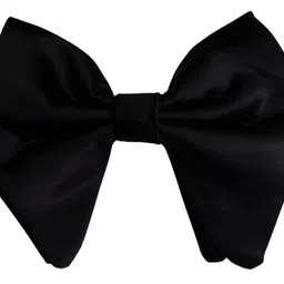 Voici Men's and boys Bow Tie Satin Microfiber for tuxedo dinner jacket Black Colored Free ocersized Size image 3