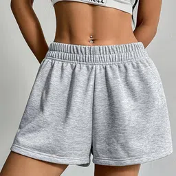 AFT Torpedo Straight Wide fit Long Length Cotton Shorts with Two Side Pockets for Women/Trending Multi Pocket Style, Relaxed Casual Shorts for Women image 4