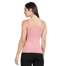 lavos Women’s Camisoles, Sleeveless Long Tank Top, Anti-Microbial Bamboo Cotton Camisole Slip, Adjustable Straps Spaghetti Tops, Comfortable Inner Slips for Women image 5