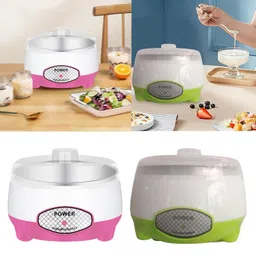 ELBME® Yogurt Maker Constant Temperature Fermentation Mini Automatic Yogurt Machine Pink PP Liner|Home Yogurt Maker|Kitchen Appliance|Healthy Food Maker|DIY Yogurt Maker|Breakfast Maker image 4