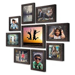 AJANTA ROYAL Personalized Photo Frames for Wall Décor (6-5x7-inch, 2-5x5-inch, 1-8x10-inch) (Personalized) image 5