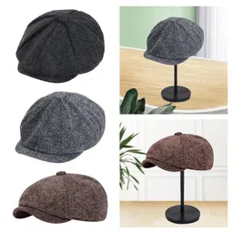 myaddiction Beret Hat Gift Golf Hat Spring Casual Painter Hat for Outdoor Fishing Hiking Dark Grey image 3