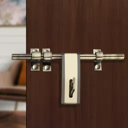 Antique Aldrop by Xpert 10 Inches (Pack of 1) aldrop for Door & Door Kadi Konda Set - SSAL-615 (ANT) 3+1 (Aldrop for Main Door) image 1