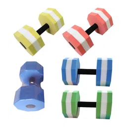 Club Bollywood®Aquatic Dumbbell Workouts Water Floating Dumbbells Pool Resistance Equipment Pure Blue|Sporting Goods | Fitness Running & Yoga | Fitness Equipment & Gear |1 Aquatic Dumbbell image 3