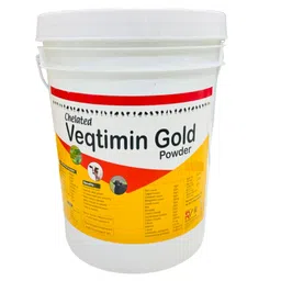 veqtis helthcare Veqtis CHEALATED Mineral Mixture VEQTIMIN Gold (25 KG Bucket) image 1