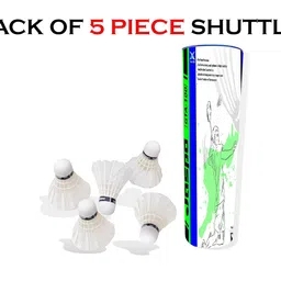 Jaspo Cosmo EZ 100 NANOTECH with Faether Shuttle Pack (2 Racquets + 5 Feather Shuttles + Bag) (Red) image 5