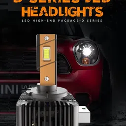 CLOUDSALE D3S LED Headlight Bulbs 6500K Xenon White 75W/pair 10,000LM/Pair Type (D3S Socket, T-acpro) image 2