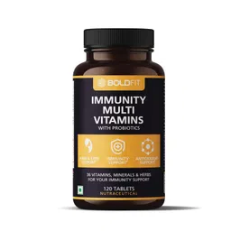 Boldfit Multivitamin, Vitamin C, E, Zinc & Calcium Tabletsand Men with Magnesium, Zinc, Vitamin D and B12-60 Tablets & Iron supplementwith Vitamin c, folic acid & Vitamin B12-60 Veg tablets image 2