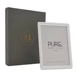 pure home + living Pure Home and Living Large Farah Silver Tabletop Frame image 5