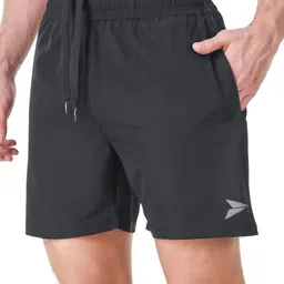 FITINC N.S Lycra Shorts for Men with Zipper Pockets image 3