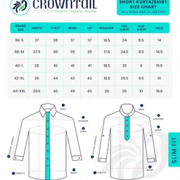 crowntail Men Pure Cotton Slim Fit Roll Up Full Sleeve Spread Collar Short Kurta with Stylish Design | Super Soft Comfortable Beige Color Kurta for Casual Outings image 5