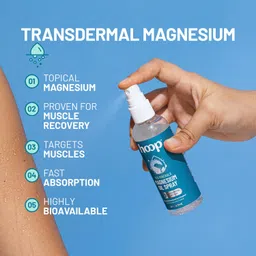 hoop Magnesium Oil Spray | Topical Magnesium Spray For Skin Application | Apply On Feet For Better Sleep, Muscle Recovery | 100 ml image 5