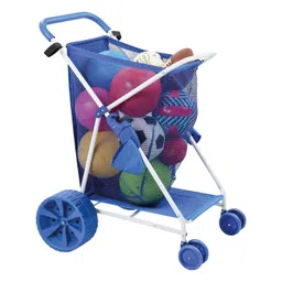beach carts Folding Multi-Purpose Deluxe Beach Cart with Wide Terrain Wheels - Holds Your Beach Gear and More! image 1