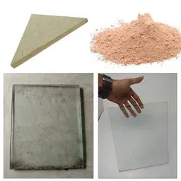 Excel Impex Cerium Oxide based Glass Polishing Powder and wool felt combo for removing Hard water stains/mineral deposits on aquariums, car windshields, headlights- Net weight 250 gram image 3