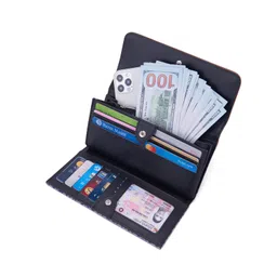 nautica Women's Perfect Carry-All Money Manager RFID Blocking Wallet Organizer, Navy image 4