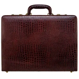 marfit Genuine Leather Briefcase for Men Travel Office (Brown) (RA-BC1149002BRN) image 4