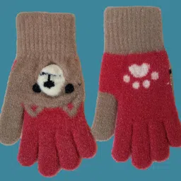 lyonardo Woolen Winter Soft Warm Cold Weather hand gloves for Women image 4