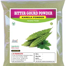3V PRODUCTS Bitter Gourd Powder | Pavakkai | Karela 50g image 1