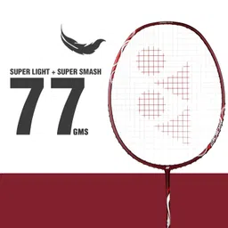 YONEX Graphite Badminton Racquet Astrox Lite 45I 5U G4 (Kurenai), Multicolor, Graphite, Multicolor image 5