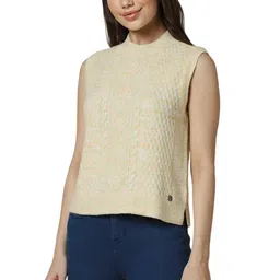 allen solly Women's Acrylic Blend Casual Sweater image 2