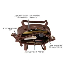 lavie Women's Odiase Medium Satchel Bag | Ladies Purse Handbag image 5