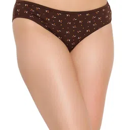 clovia Women's Cotton Pack of 3 Low Waist Outer Elastic Bikini Panty image 2