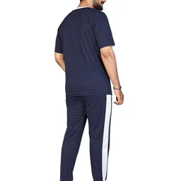 japrika Cotton Blend Night Suit/Summer Suit for Men, Regular Fit Half Sleeves T-Shirt & Lower Set | Soft Cord-Set Track Suit for Boys | Ideal for Casual Outings, Gym, Workout, Sports image 5