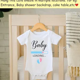 lillypupp Pregnancy Announcement Photoshoot Props for mom to be Dad to be. Baby Coming Soon Baby Shower Decoration Item. (Baby Loading) image 2