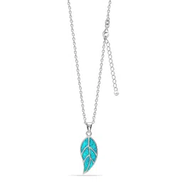 lecalla 925 Sterling Silver Pendant Necklace for Women | BIS Hallmarked Necklace Pendant Cable Link Chain Women's | Jewelry Gift for Birthday Wedding Anniversary image 5