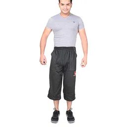 devil Mens Cotton Three by Fourth, 3/4, Capri, Three Quarter (Grey)-(Pack of 01) image 2