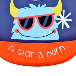 THE LITTLE LOOKERS Silicone Feeding Bib for Baby/Toddlers with Adjustable Strap| Waterproof| Easy to wash| Stain Proof | BPA Free/Soft Material Bibs with Tray/Food Catcher (0-3 Years) (Pack of 2) image 5