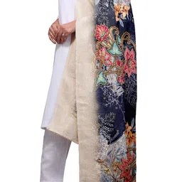 sameeha ™ Jacquard Banarasi Traditional Silk Dupatta for Women (Free Size) image 4
